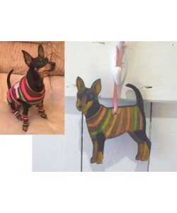 Personalised Dog Door Hanger Personalised Dog Door Hanger